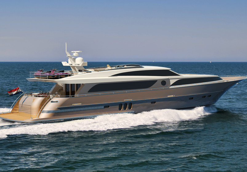 Yacht Continental III Flybridge, a Wim van der Valk Superyacht CHARTERWORLD Luxury Superyacht